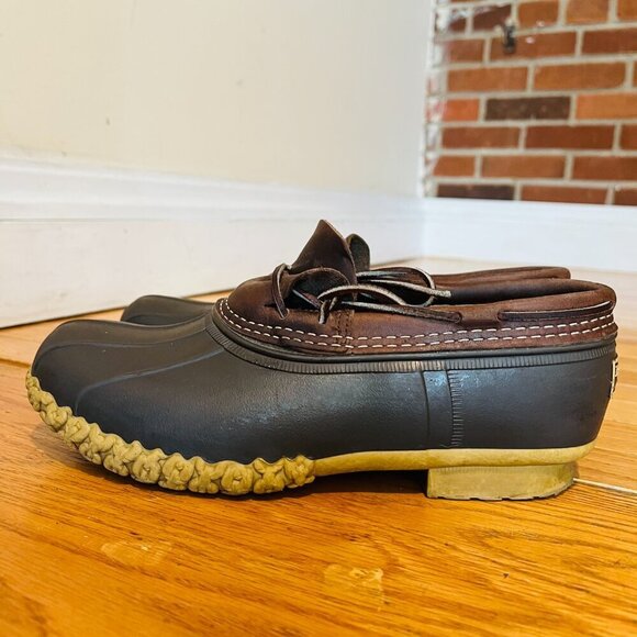 Vintage LL Bean Men's Bean Boots, Rubber Mocs Size 8 - Picture 7 of 13
